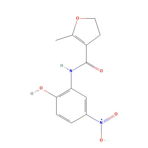 N-(2-hydroxy-5-nitrophenyl)-5-methyl-2,3-dihydrofuran-4-carboxamide (CAS: 1092352-95-8) - Related Chemical Product