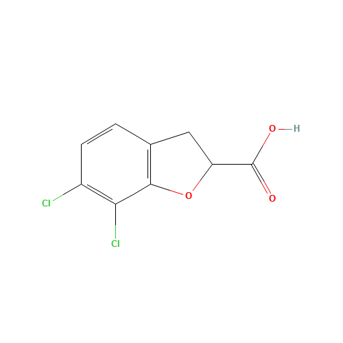 6,7-dichloro-2,3-dihydro-1-benzofuran-2-carboxylic acid (CAS: 62717-17-3) - Related Chemical Product