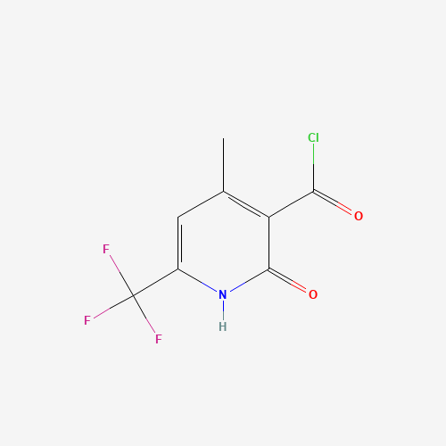 4-methyl-2-oxo-6-(trifluoromethyl)-1H-pyridine-3-carbonyl chloride (CAS: 1176728-90-7) - Related Chemical Product