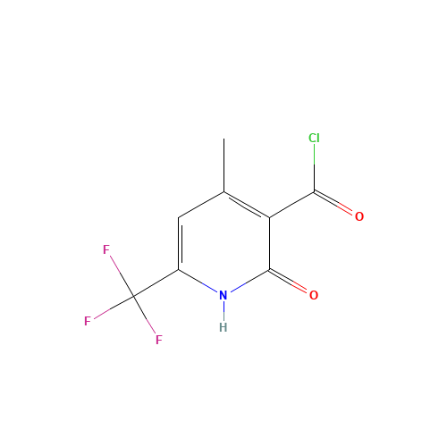 4-methyl-2-oxo-6-(trifluoromethyl)-1H-pyridine-3-carbonyl chloride (CAS: 1176728-90-7) - Related Chemical Product
