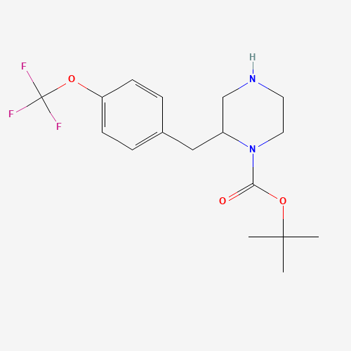 tert-butyl 2-[[4-(trifluoromethoxy)phenyl]methyl]piperazine-1-carboxylate (CAS: 886774-16-9) - Related Chemical Product