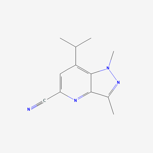 1,3-dimethyl-7-propan-2-ylpyrazolo[4,3-b]pyridine-5-carbonitrile (CAS: 1285387-67-8) - Related Chemical Product