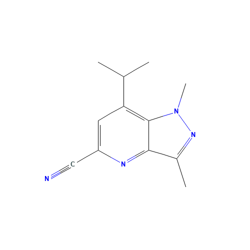 1,3-dimethyl-7-propan-2-ylpyrazolo[4,3-b]pyridine-5-carbonitrile (CAS: 1285387-67-8) - Related Chemical Product