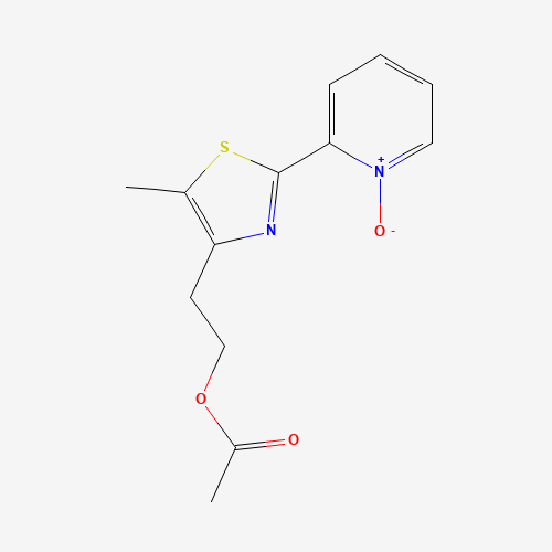 2-[5-methyl-2-(1-oxidopyridin-1-ium-2-yl)-1,3-thiazol-4-yl]ethyl acetate (CAS: 1432592-50-1) - Related Chemical Product