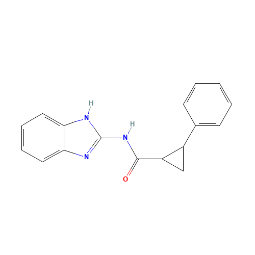 N-(1H-benzimidazol-2-yl)-2-phenylcyclopropane-1-carboxamide (CAS: 354544-26-6) - Related Chemical Product
