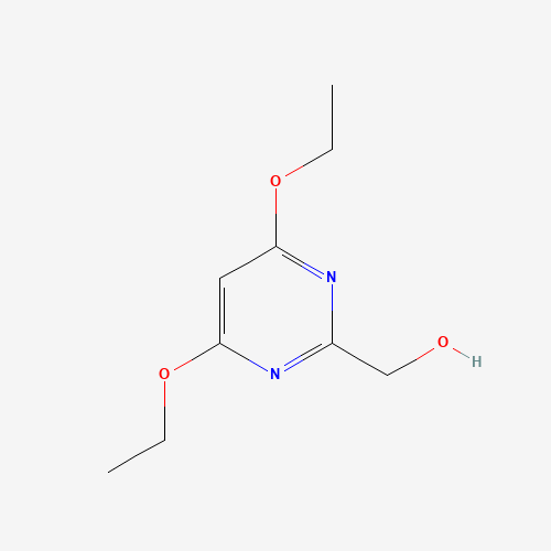 (4,6-diethoxypyrimidin-2-yl)methanol (CAS: 168276-95-7) - Chemical Structure and Molecular Formula 