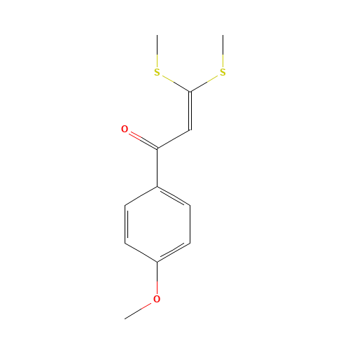 1-(4-methoxyphenyl)-3,3-bis(methylsulfanyl)prop-2-en-1-one (CAS: 33868-76-7) - Related Chemical Product