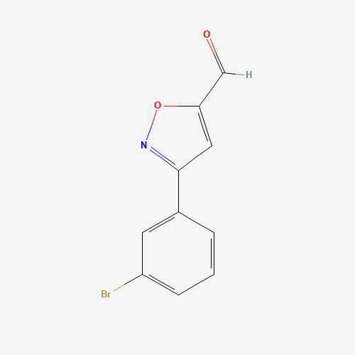 3-(3-bromophenyl)-1,2-oxazole-5-carbaldehyde (CAS: 869496-62-8) - Related Chemical Product