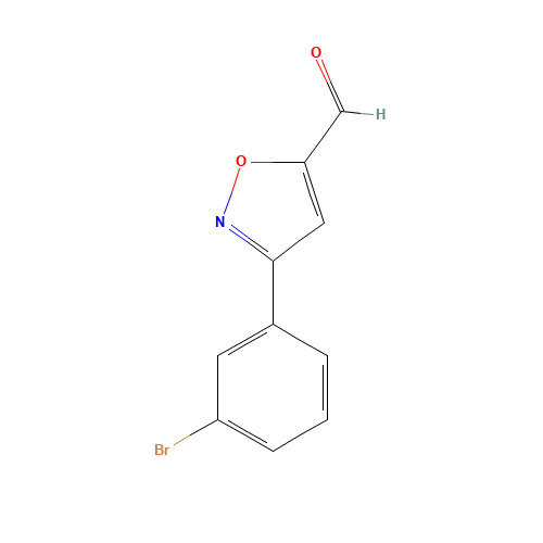 3-(3-bromophenyl)-1,2-oxazole-5-carbaldehyde (CAS: 869496-62-8) - Related Chemical Product