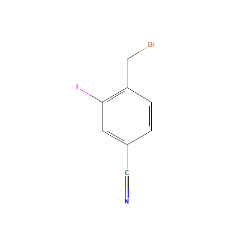 4-(bromomethyl)-3-iodobenzonitrile (CAS: 182287-63-4) - Related Chemical Product