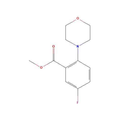 methyl 5-fluoro-2-morpholin-4-ylbenzoate (CAS: 1256633-20-1) - Related Chemical Product