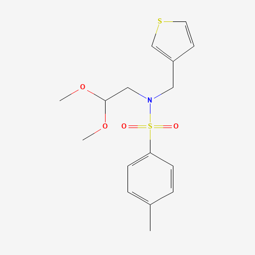 N-(2,2-dimethoxyethyl)-4-methyl-N-(thiophen-3-ylmethyl)benzenesulfonamide (CAS: 58754-96-4) - Related Chemical Product