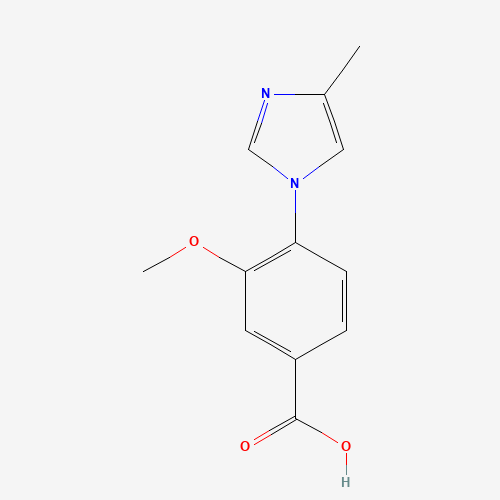 3-methoxy-4-(4-methylimidazol-1-yl)benzoic acid (CAS: 937026-26-1) - Related Chemical Product