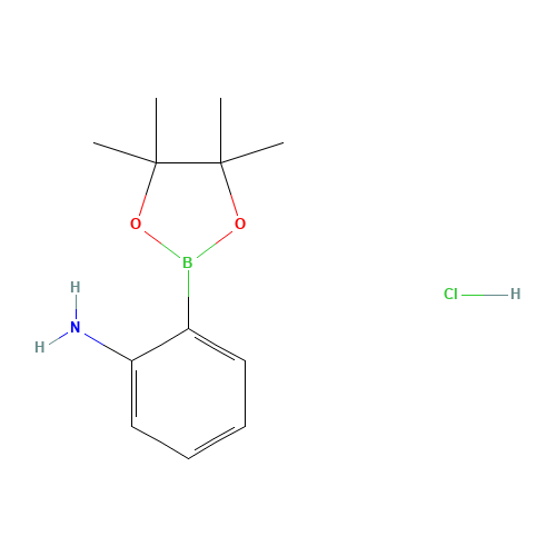 2-(4,4,5,5-tetramethyl-1,3,2-dioxaborolan-2-yl)aniline;hydrochloride (CAS: 393877-09-3) - Related Chemical Product