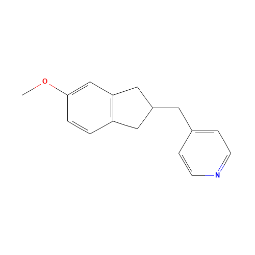 4-[(5-methoxy-2,3-dihydro-1H-inden-2-yl)methyl]pyridine (CAS: 154932-73-7) - Related Chemical Product