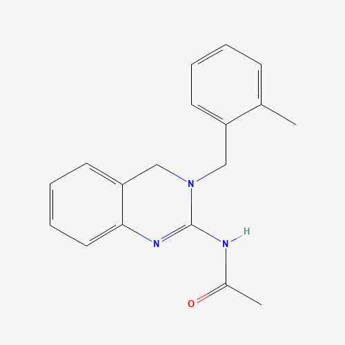 N-[3-[(2-methylphenyl)methyl]-4H-quinazolin-2-yl]acetamide (CAS: 75064-11-8) - Related Chemical Product