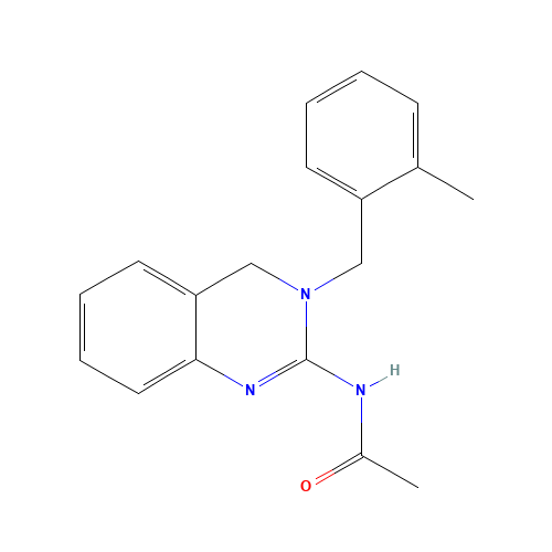 N-[3-[(2-methylphenyl)methyl]-4H-quinazolin-2-yl]acetamide (CAS: 75064-11-8) - Related Chemical Product