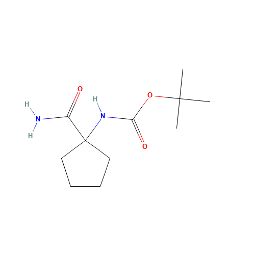 tert-butyl N-(1-carbamoylcyclopentyl)carbamate (CAS: 223648-38-2) - Related Chemical Product