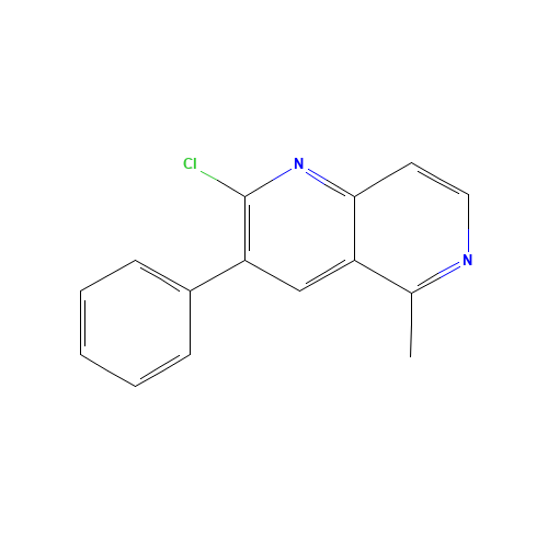2-chloro-5-methyl-3-phenyl-1,6-naphthyridine (CAS: 1238324-09-8) - Related Chemical Product