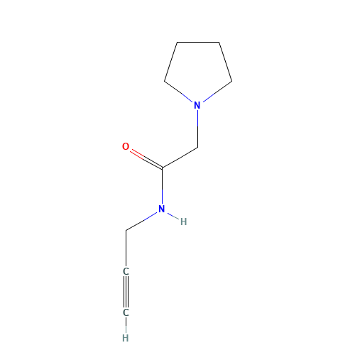 N-prop-2-ynyl-2-pyrrolidin-1-ylacetamide (CAS: 946505-79-9) - Related Chemical Product