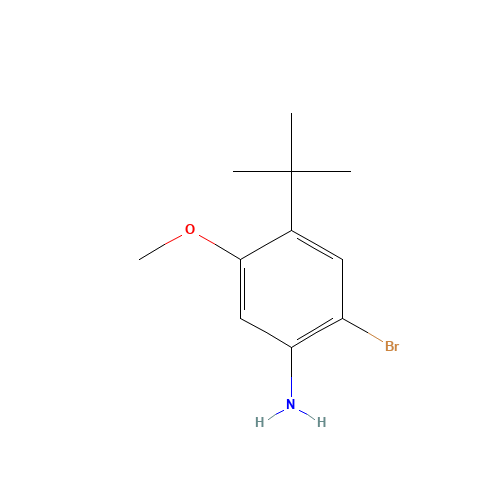 2-bromo-4-tert-butyl-5-methoxyaniline (CAS: 1257834-30-2) - Related Chemical Product