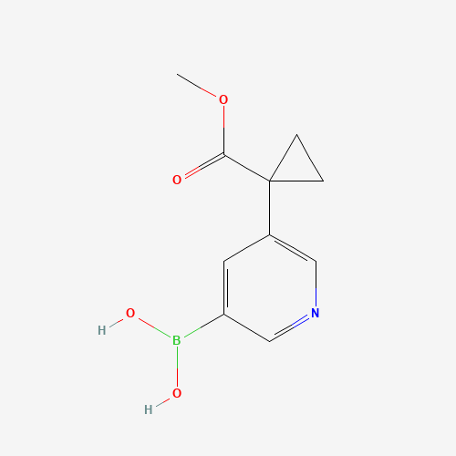[5-(1-methoxycarbonylcyclopropyl)pyridin-3-yl]boronic acid (CAS: 1404367-43-6) - Related Chemical Product