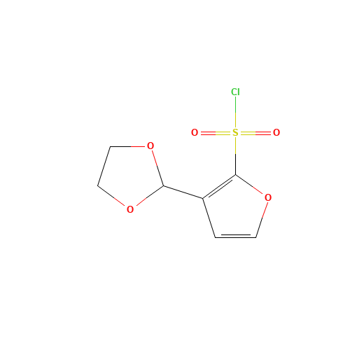 3-(1,3-dioxolan-2-yl)furan-2-sulfonyl chloride (CAS: 886851-63-4) - Related Chemical Product
