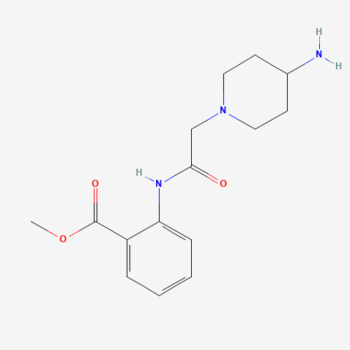 methyl 2-[[2-(4-aminopiperidin-1-yl)acetyl]amino]benzoate (CAS: 952906-71-7) - Related Chemical Product