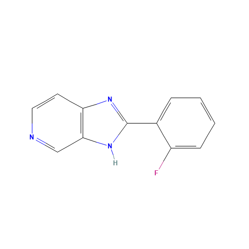 2-(2-fluorophenyl)-3H-imidazo[4,5-c]pyridine (CAS: 89075-43-4) - Related Chemical Product