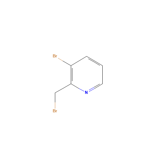 3-bromo-2-(bromomethyl)pyridine (CAS: 754131-60-7) - Chemical Structure and Molecular Formula 