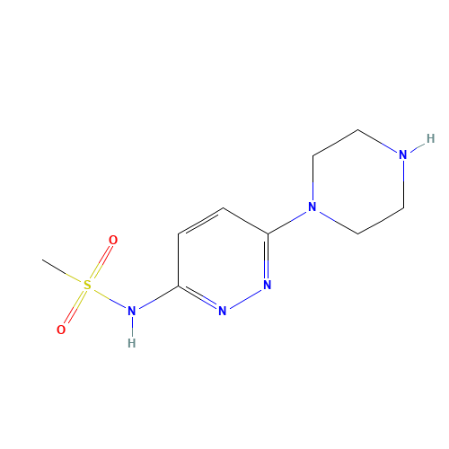 N-(6-piperazin-1-ylpyridazin-3-yl)methanesulfonamide (CAS: 902836-96-8) - Related Chemical Product