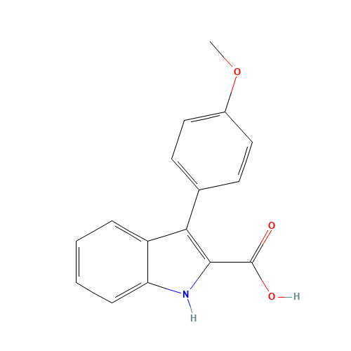 3-(4-methoxyphenyl)-1H-indole-2-carboxylic acid (CAS: 70794-11-5) - Related Chemical Product