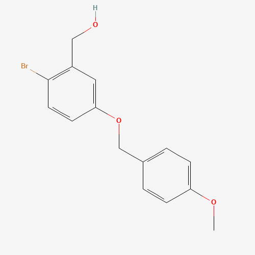 [2-bromo-5-[(4-methoxyphenyl)methoxy]phenyl]methanol (CAS: 950505-62-1) - Related Chemical Product