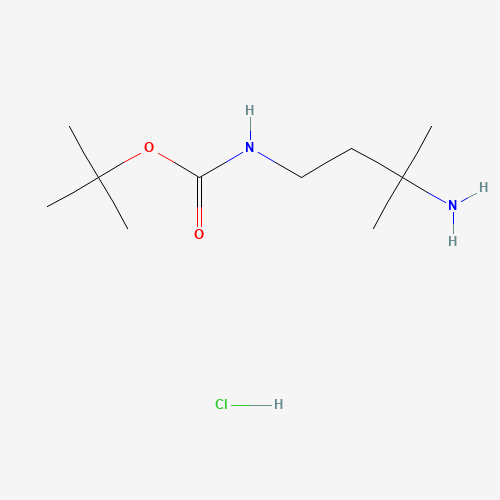 tert-butyl N-(3-amino-3-methylbutyl)carbamate;hydrochloride (CAS: 1253790-16-7) - Related Chemical Product