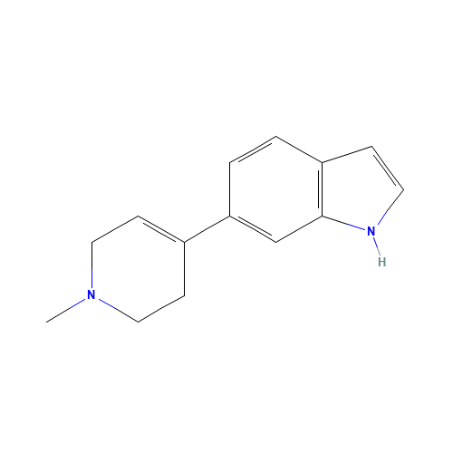 6-(1-methyl-3,6-dihydro-2H-pyridin-4-yl)-1H-indole (CAS: 321744-85-8) - Related Chemical Product