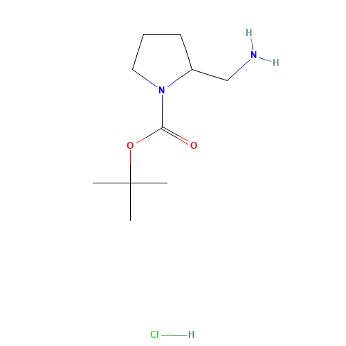 tert-butyl 2-(aminomethyl)pyrrolidine-1-carboxylate;hydrochloride (CAS: 1188263-74-2) - Related Chemical Product