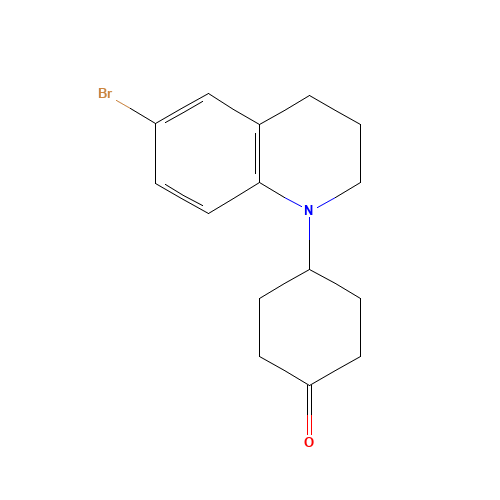 4-(6-bromo-3,4-dihydro-2H-quinolin-1-yl)cyclohexan-1-one (CAS: 1063410-37-6) - Related Chemical Product