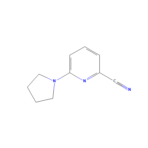 6-pyrrolidin-1-ylpyridine-2-carbonitrile (CAS: 160017-13-0) - Related Chemical Product