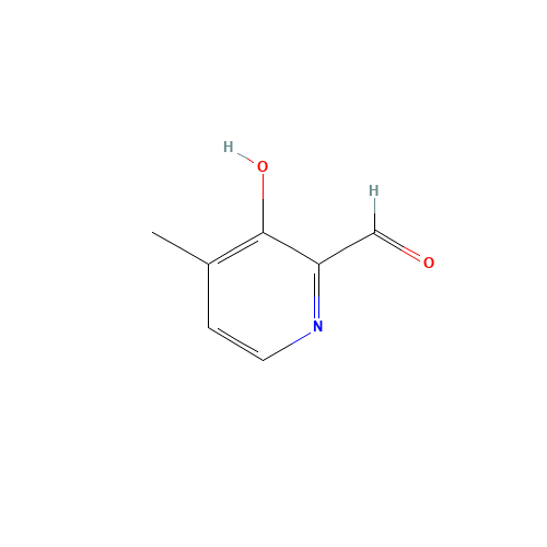 3-hydroxy-4-methylpyridine-2-carbaldehyde (CAS: 143509-47-1) - Chemical Structure and Molecular Formula 