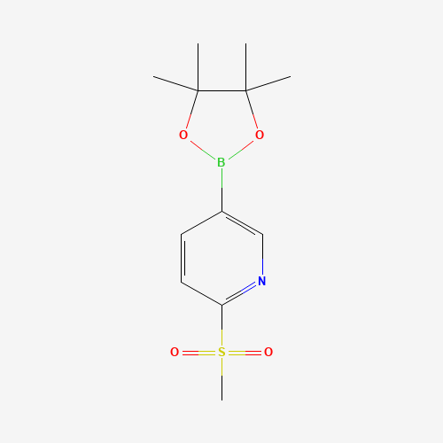 2-methylsulfonyl-5-(4,4,5,5-tetramethyl-1,3,2-dioxaborolan-2-yl)pyridine (CAS: 1052138-94-9) - Related Chemical Product