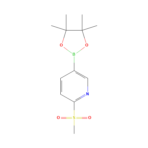 2-methylsulfonyl-5-(4,4,5,5-tetramethyl-1,3,2-dioxaborolan-2-yl)pyridine (CAS: 1052138-94-9) - Related Chemical Product