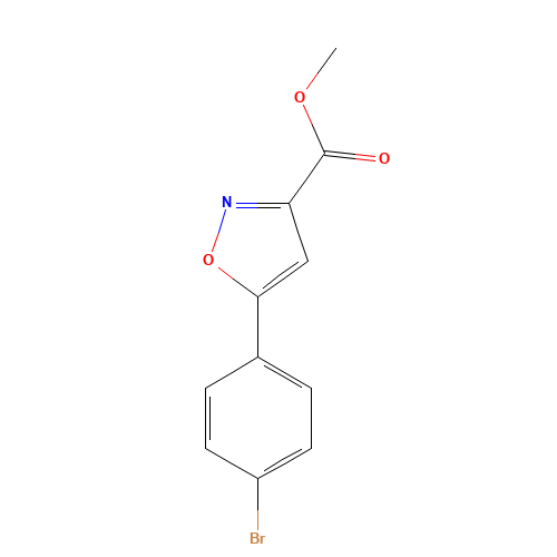 methyl 5-(4-bromophenyl)-1,2-oxazole-3-carboxylate (CAS: 517870-15-4) - Related Chemical Product