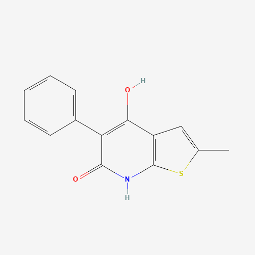 4-hydroxy-2-methyl-5-phenyl-7H-thieno[2,3-b]pyridin-6-one (CAS: 179337-84-9) - Related Chemical Product