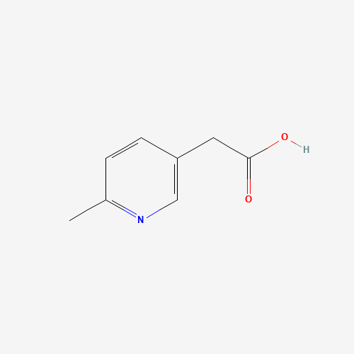 2-(6-methylpyridin-3-yl)acetic acid (CAS: 19733-96-1) - Chemical Structure and Molecular Formula 