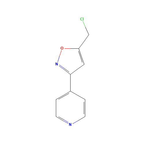 5-(chloromethyl)-3-pyridin-4-yl-1,2-oxazole (CAS: 865610-66-8) - Related Chemical Product