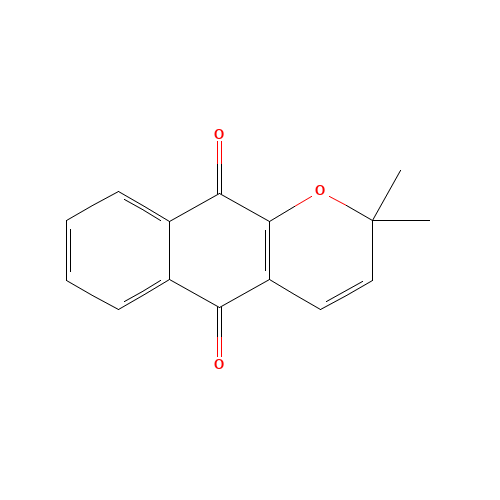 2,2-dimethylbenzo[g]chromene-5,10-dione (CAS: 15297-92-4) - Related Chemical Product