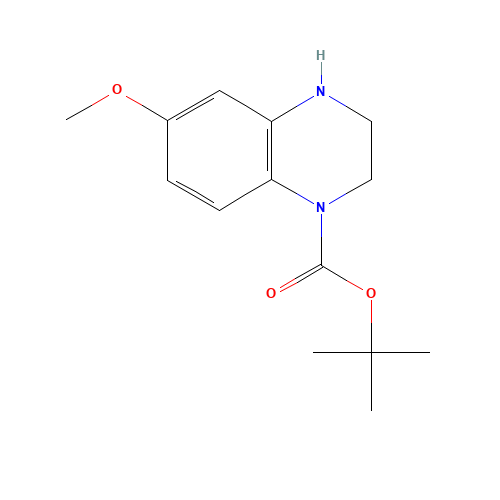 tert-butyl 6-methoxy-3,4-dihydro-2H-quinoxaline-1-carboxylate (CAS: 887590-30-9) - Related Chemical Product