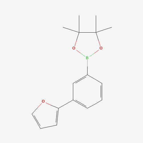 2-[3-(furan-2-yl)phenyl]-4,4,5,5-tetramethyl-1,3,2-dioxaborolane (CAS: 876316-29-9) - Related Chemical Product