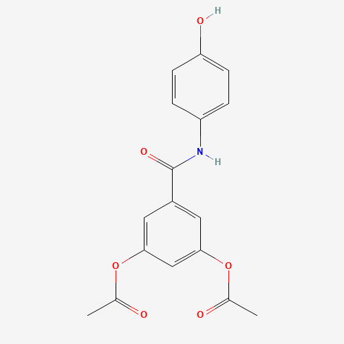 [3-acetyloxy-5-[(4-hydroxyphenyl)carbamoyl]phenyl] acetate (CAS: 890978-08-2) - Related Chemical Product