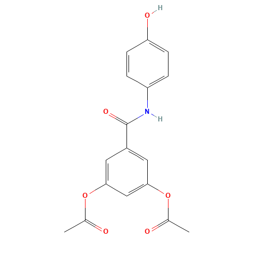 [3-acetyloxy-5-[(4-hydroxyphenyl)carbamoyl]phenyl] acetate (CAS: 890978-08-2) - Related Chemical Product